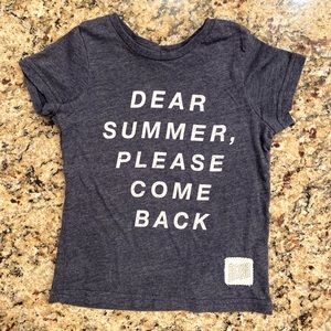 Retro Brand Boy’s 4 Summer Short Sleeve T-shirt